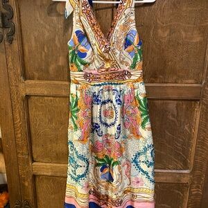 EUC Anthropologie Silk Dress, Sz 0